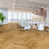 PARKETT EICHE CHEVRON 45 NORMANDY NATUR GEÖLT GEBÜRSTET 4VM NUT UND FEDER