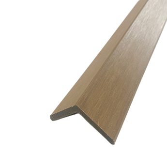 ABDECKBRETT WPC WINKEL 45x45 BICOLORCOFFEE