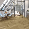 PARKETT EICHE CD GEBÜRSTET NATUR EXTRA MATT LACKIERT 602X86X10/2,5 L+R NUT UND FEDER