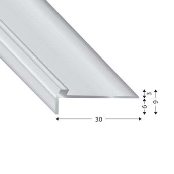 TREPPENPROFIL V=2,2 MM SILBER 270 CM