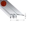 PROFIL ENDSTÜCK DUO-GRIP 270 CM MERBAU