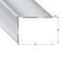 TREPPENPROFIL V=2,1 MM SILBER 270 CM