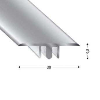 ÜBERGANGSPROFIL DUO-GRIP 270 CM BRONZE