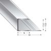 PROFIL ENDSTÜCK 1-P (V=13 MM) 270 CM BRONSE