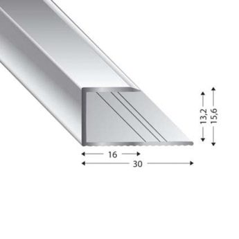 PROFIL ENDSTÜCK 1-P (V=13 MM) 270 CM BRONSE