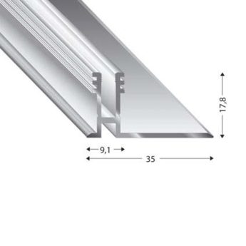 BASISPROFIL DUO-GRIP 15-19 MM 270 CM