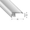 ABSCHLUSSPROFIL 2-TEIL T-FLEX 20X9,6 MM 300 CM S