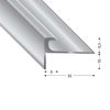 TREPPENPROFIL V=6,5 MM SILBER 270 CM