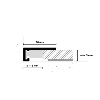 ABSCHLUSSPROFIL AL16X5 ALU TITAN C31