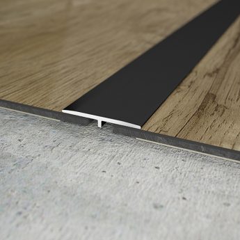 ÜBERGANGSPROFIL UL25X2 ALU SCHWARZ C35 AD VINYL