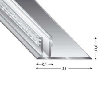BASISPROFIL DUO-GRIP 10-15 MM 90 CM