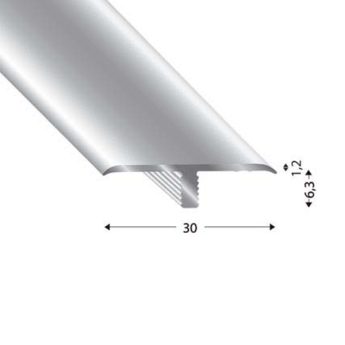 ÜBERGANGSPROFIL 2 TEILE T-FLEX 30 MM 100 CM GOLD