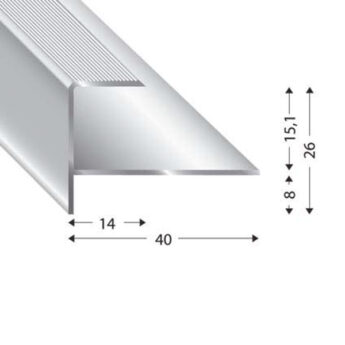 TREPPENPROFIL SAND 15 MM
