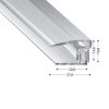 ABSCHLUSSPROFIL TRIO-GRIP 270 CM BRONZE