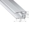 ABSCHLUSSPROFIL TRIO-GRIP 90 CM SAND