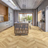 PARKETT EICHE CHEVRON 45 LANGUEDOC NATUR WEISS LICHT MATT LACKIERT GEBÜRSTET 4VM NUT UND FEDER
