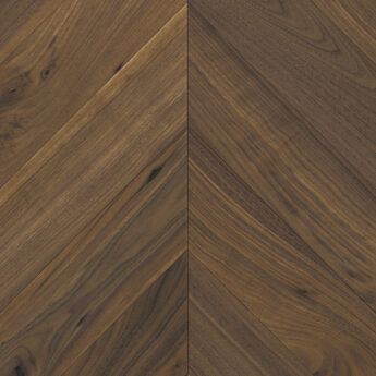 PARKETT NUSSBAUM AM MERIBEL ABC CHEVRON 45 LACKIERT NUT UND FEDER