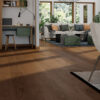 FURNIERTER BODEN EICHE LINDBY SHADOW BRAUN NATUR GEBÜRSTET MATT LACKIERT 5G DRY